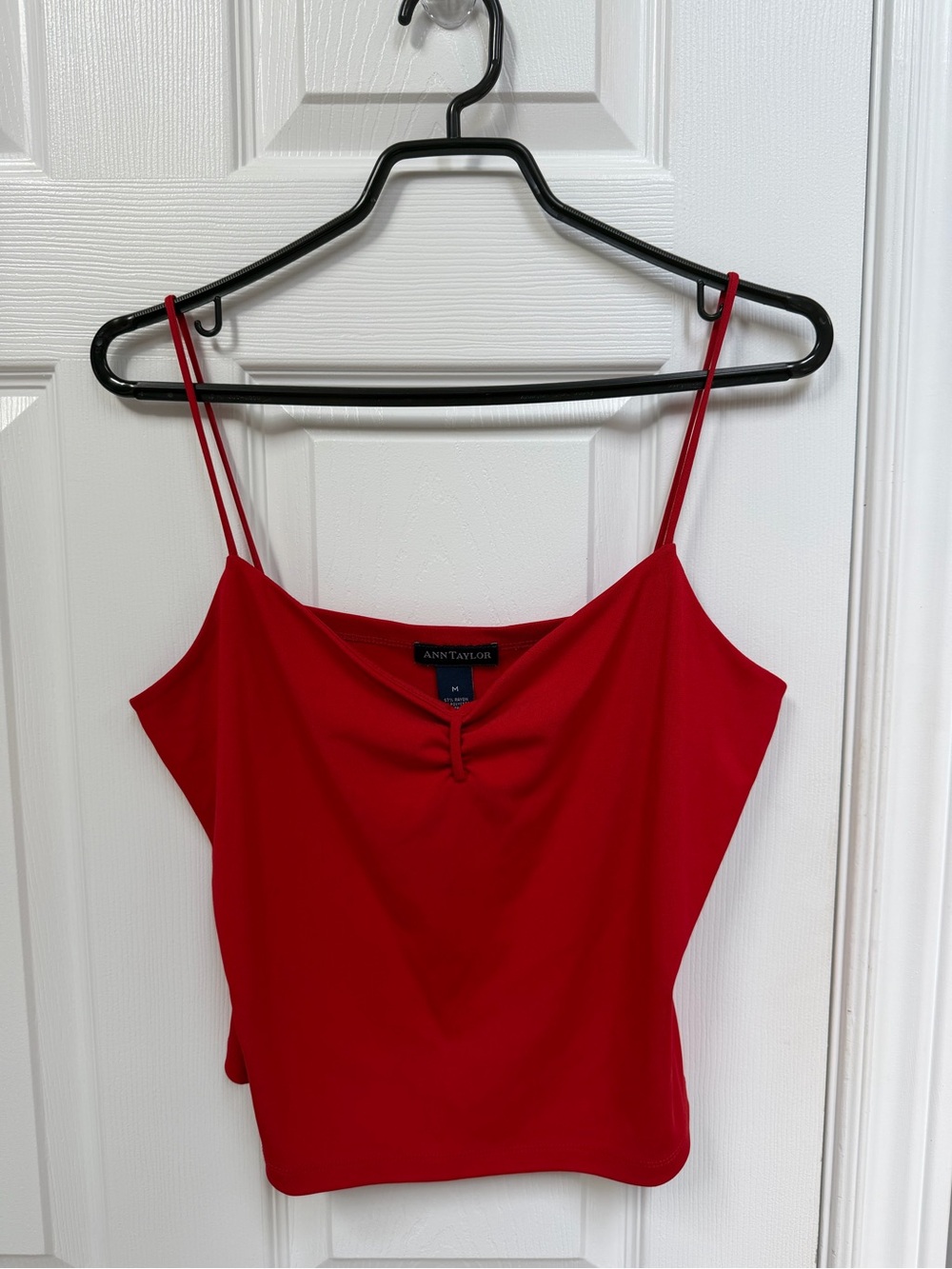 Vintage Ann Taylor Red Spaghetti Strap Cami Top